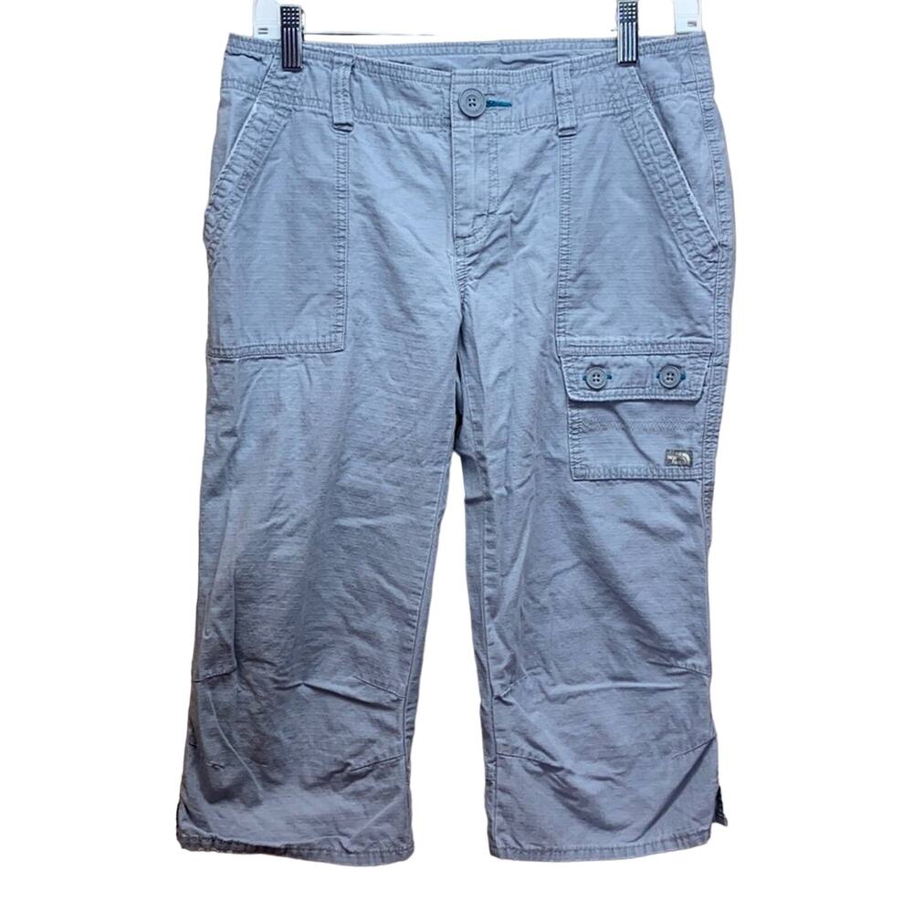 The North Face Grey Capri Cargo Hiking Pants 8